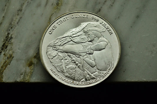 Pan American Silver Corp Northwest Territorial Mint Round -1 Troy Oz .999 Silver